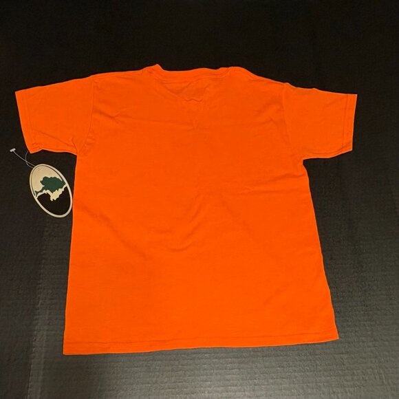 NWT- Mossy Oak Youth Small Orange Camo Logo Tee - Picture 4 of 5